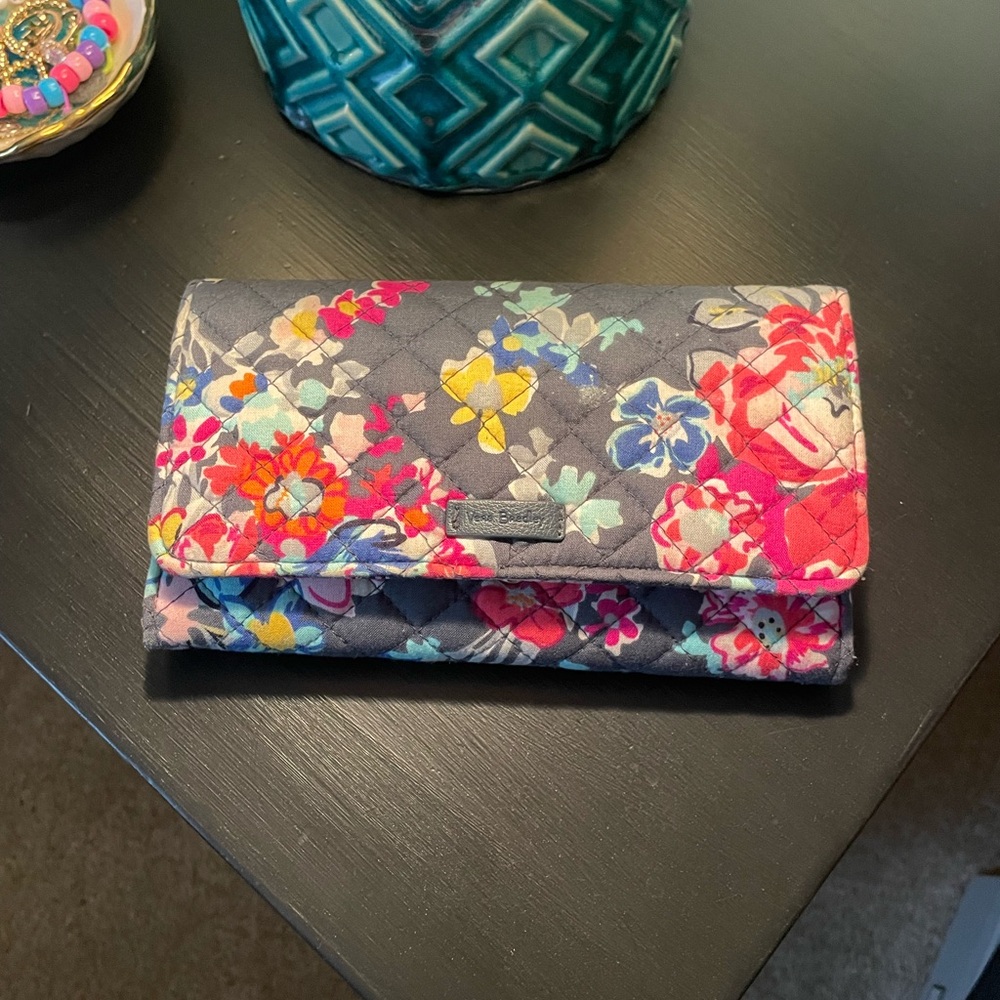 Vera Bradley Multicolor Floral Quilted Wallet